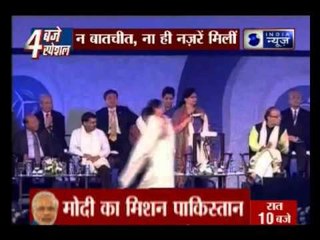 Arun Jaitley and Arvind Kejriwal share stage at Bengal Business summit