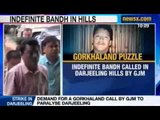 NewsX: Indefinite strike in Darjeeling called by GJM from today