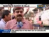 NewsX : Indefinite bandh in Darjeeling to demand separate Gorkhaland state