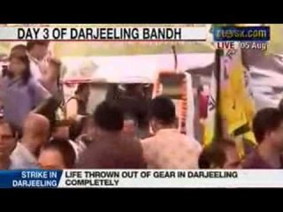 Download Video: NewsX: Day 3 of Darjeeling Bandh, Gorkhaland demand peaks