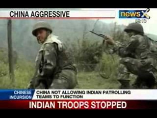 NewsX: China not allowing Indian patrolling teams to function