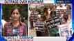 NewsX: Omar should resign, Protests outside J&K House in Delhi