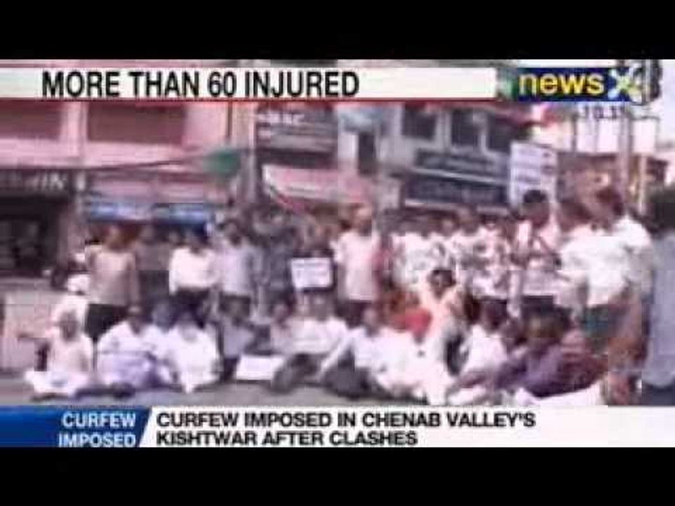 NewsX: Curfew imposed in Jammu and Kashmir as clashes broke out after Eid Prayers