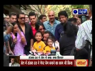 Sanjay Dutt walks out of jail, says ‘happy to be a free man after 23 years’