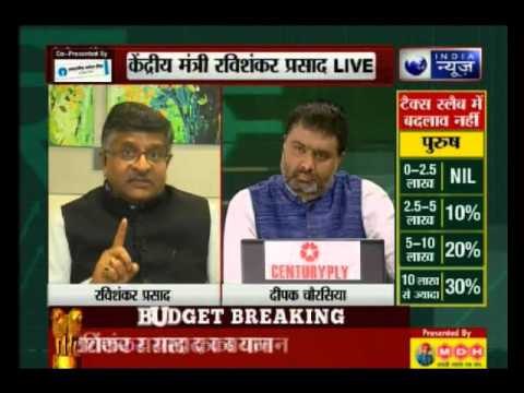 India News Exclusive: Ravi Shankar Prasad speaks about Freedom 251 smartphones