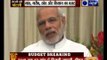 Budget 2016: Prime Minister Narendra Modi speaks on union Budget