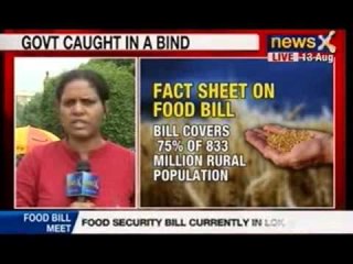 NewsX: Government seeks early passage of Food Bill