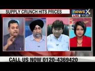 NewsX : Supply crunch hits onion prices