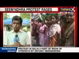 Telangana News: Seemandhra leaders protests, call Chalo Delhi