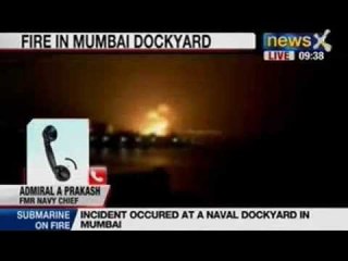 NewsX: Fire in Mumbai Naval Dockyard, 18 personnel missing