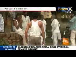 NewsX goes undercover to nail illegal mining in Chopanki, Alwar