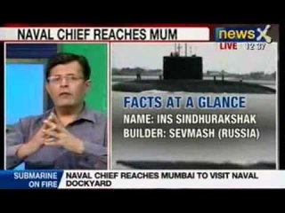 News X: Indian submarine sindhurakshak catches fire in Mumbai