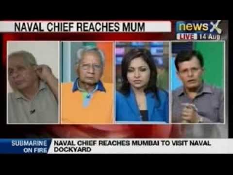 NewsX: Submarine catches fire in Mumbai's Naval Dockyard
