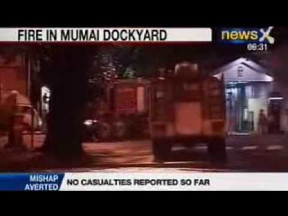 NewsX: Submarine catches fire in Mumbai's Naval Dockyard