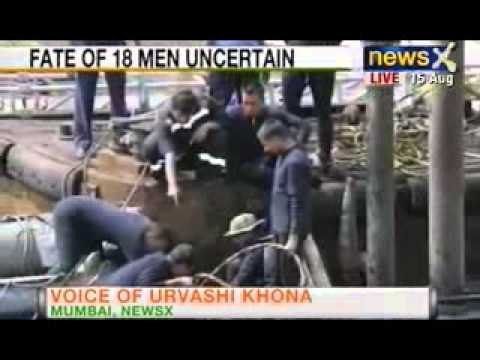 NewsX : Navy's INS Sindhurakshak submarine sinks, all crew feared dead