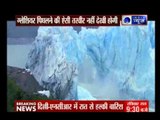 Ice bridge collapses at Perito Moreno Glacier in Argentina