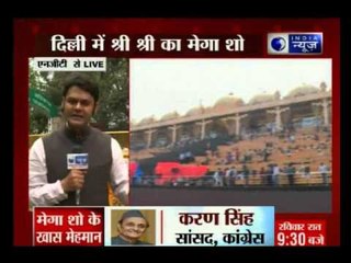 Demand of stay on Sri Sri's mega show