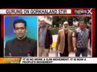 Download Video: NewsX : Gorkha Janmukti Morcha urges PM for help to achieve Gorkhaland