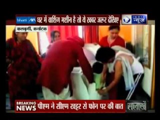 Miraculous escape for a two-year-old baby; escapes unhurt