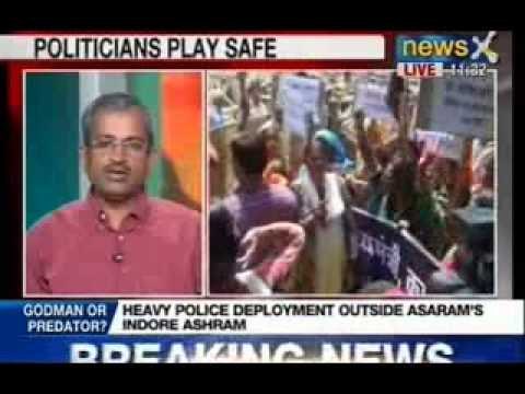 NewsX: Supporters of Asaram Bapu attack mediapersons