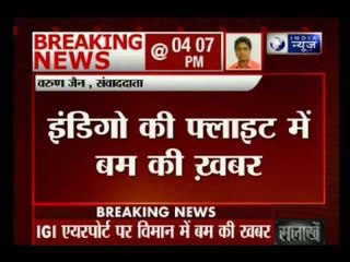 Bomb scare Delhi-Jammu Indigo flight