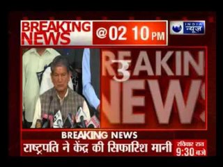 President's Rule imposed in Uttarakhand after governor's report