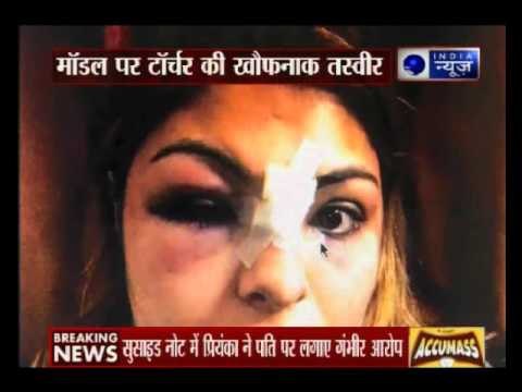 Indian model Priyanka Kapoor kills herself and leaves suicide note claiming her husband beats her