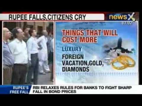 News X: RBI measures fail to contain the falling Rupee