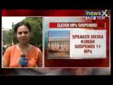 News X: Speaker Meira Kumar suspends 11 MPs