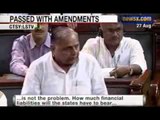 NewsX: Food Security Bill passed in Lok Sabha, to be tabled in Rajya Sabha