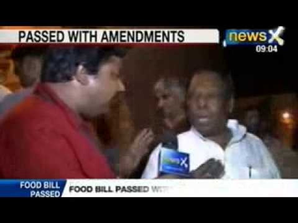 Food Security Bill: Food Bill passes with amendments