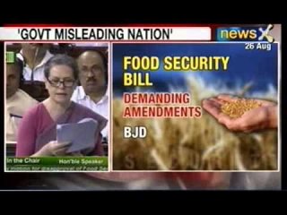 News X: BJP and left pick holes in Food Security Bill