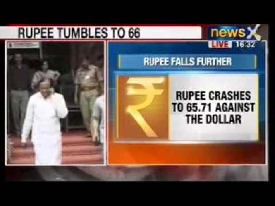 News X: Rupee continues its downfall, Opens weak at 65.71 against dollar