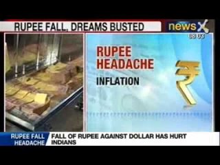 NewsX: Fall of Rupee against Dollar has hurt Indians