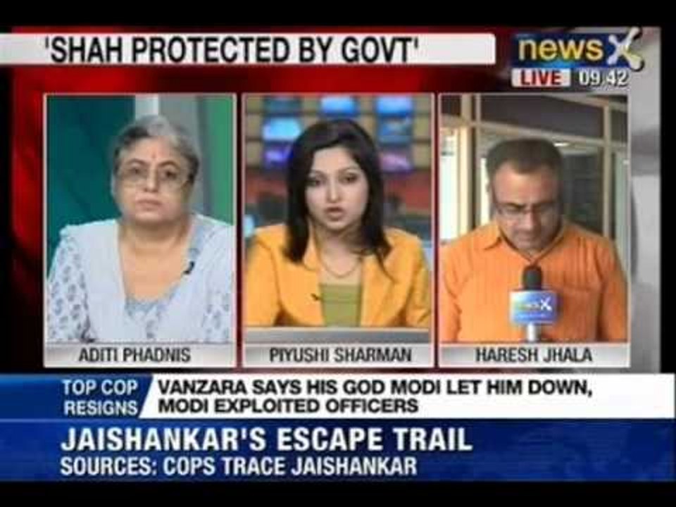 Narendra Modi dumped cops to save Amit Shah: DG Vanzara