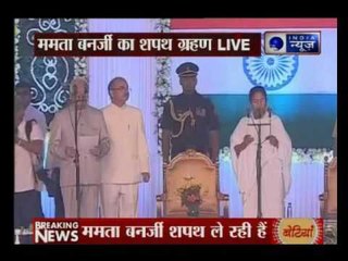Mamata Banerjee sworn-in as West Bengal CM