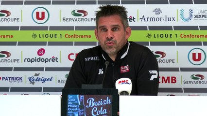 Le point presse de Jocelyn Gourvennec avant Nantes