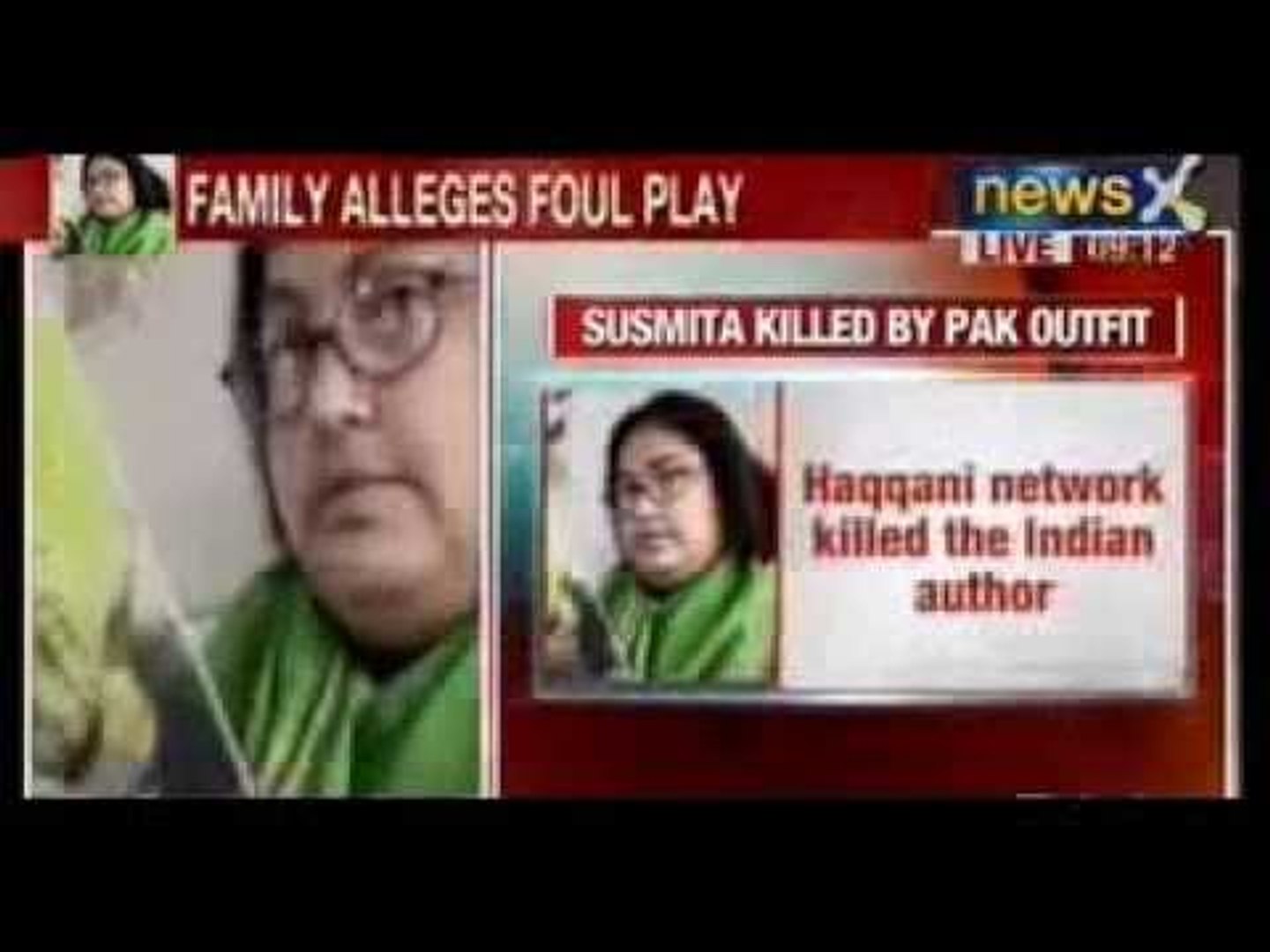 Breaking News: Sushmita Banerjee killed by Pakistani terrorists
