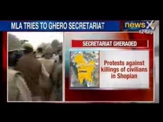 News X: Tension continues in the valley over the Shopian killings