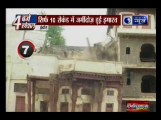 Indore: Building collapsed within 10 seconds