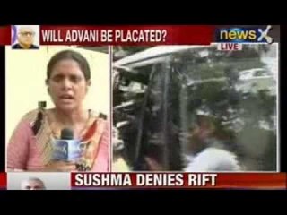 News X: Sushma Swaraj, Ananth Kumar meet Advani