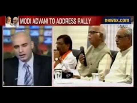 Breaking News : Narendra Modi and LK Advani to address a rally in Bhopal on 25th September