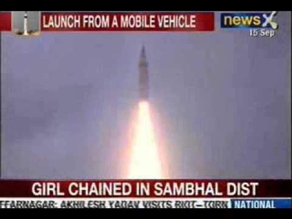 NewsX : India launches Agni-V successfully from wheeler island in Odisha