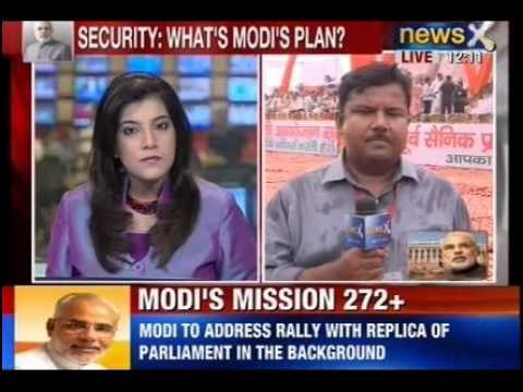 NewsX: Narendra Modi to address rally in Haryana today, his first as BJP's PM candidate
