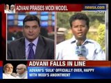 Narendra Modi for Prime Minister: L K Advani praises Modi, mourning over