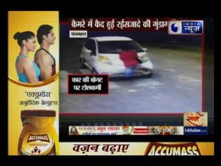 Caught On Camera: Toll worker ramped by car for asking toll money