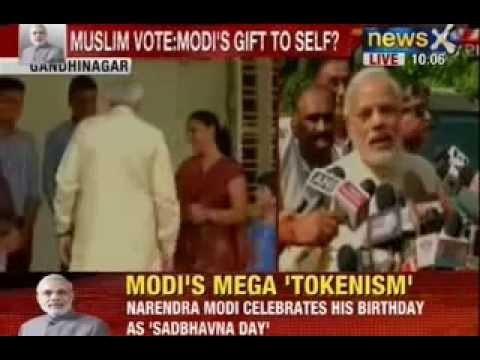 Narendra Modi for Prime Minister: Narendra Modi seeks his mother's blessings on birthday