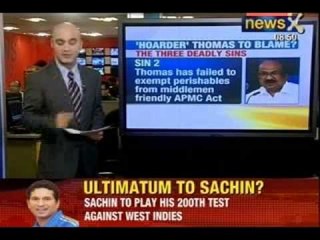 News X: Onion and other essential commodities hike due to KV Thomas