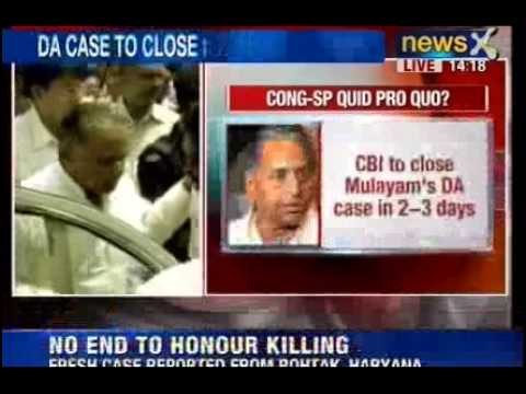 NewsX: CBI to close inquiry into Disproportionate asset charges against Mulayam Singh Yadav