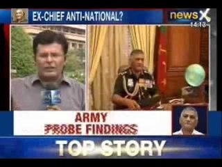 News X : 'Its a conspiracy against me', says Ex-Chief General VK Singh